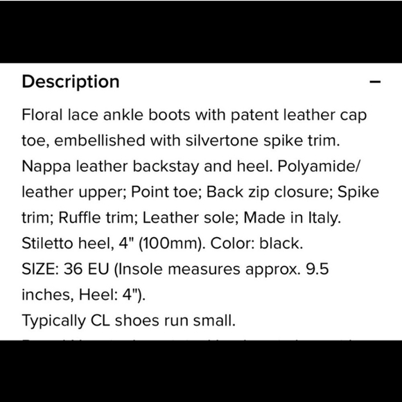 Christian Louboutin Pigalla 100 Lace Tulle Spiked Studded Boot 37.5 - Picture 5 of 13